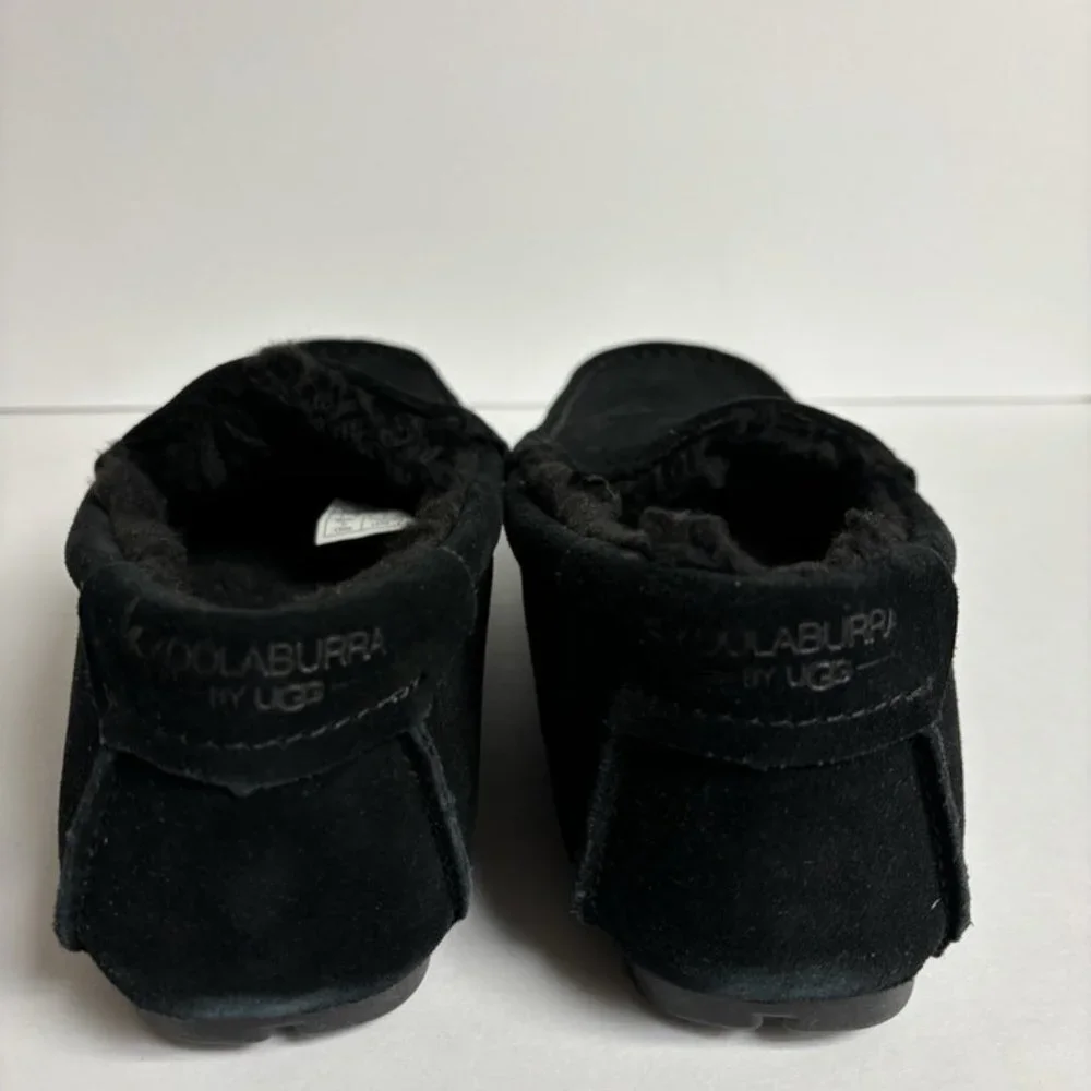 Koolaburra Men’s Tipton Black Suede Slippers, Size 9 M